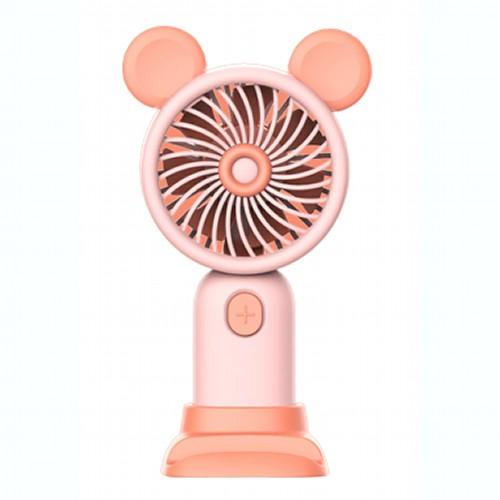並行輸入品】うさぎ型 USB扇風機 手持ち扇風機《ピンク》 携帯扇風機
