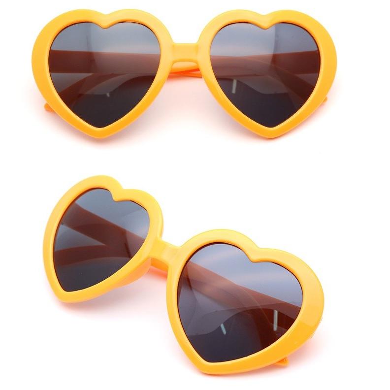 面白サングラス Uvカット ハートサングラス オレンジ うめのやonline 通販 Yahoo ショッピング