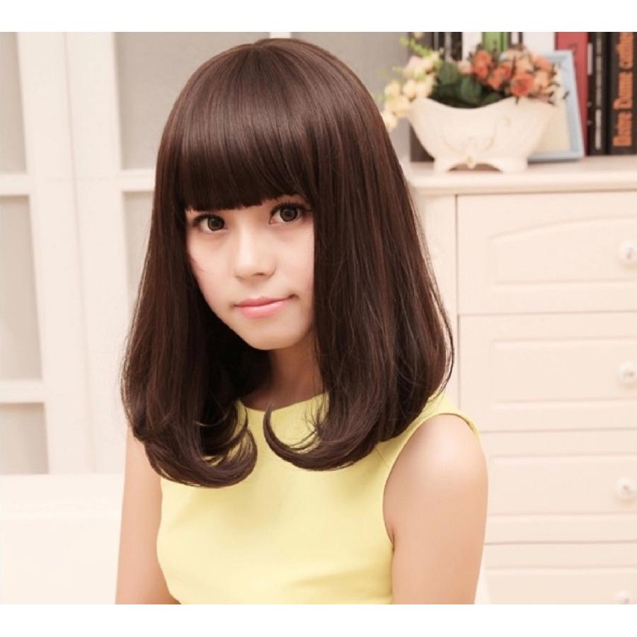 ウィッグ Fタイプ ライトブラウン ロング ボブ ミディアム 黒髪 茶髪 ゆるふわ 巻き髪 ウイッグ うめのやonline 通販 Yahoo ショッピング