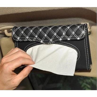 車載用 ポケットティッシュケース 《ホワイト》 ._ : うめのやonline