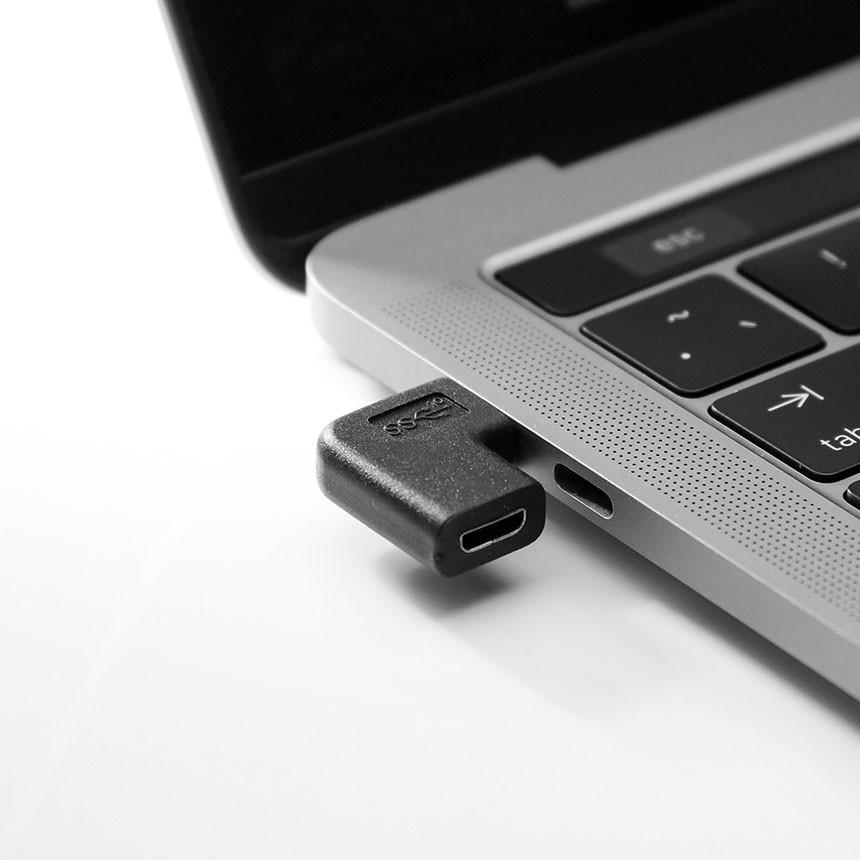 Type-C to Micro USB L字型変換アダプター《2個セット》 90度 USB-C オス to Micro USBメス 変換アダプター .｜yusyo-shopping｜03