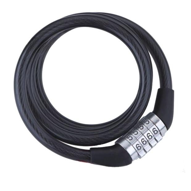 ダイヤルワイヤーロック ブラック 自転車 バイク 4桁 暗証番号 鍵 うめのやonline 通販 Yahoo ショッピング