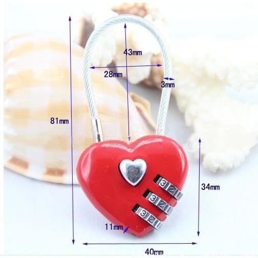 新品　ジェリーキャット　鍵　ロック　南京錠　ぬいぐるみ　ハート　バレンタイン 楽天市場】ハート 南京錠 3桁ダイヤル式 レッド ハート型ダイヤル