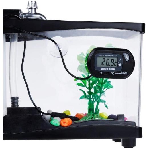 デジタル水温計 ブラック Lcd 水槽 温度計 デジタル 吸盤付 金魚鉢 アクアリウム テラリウム 水槽 水温管理 うめのやonline 通販 Yahoo ショッピング