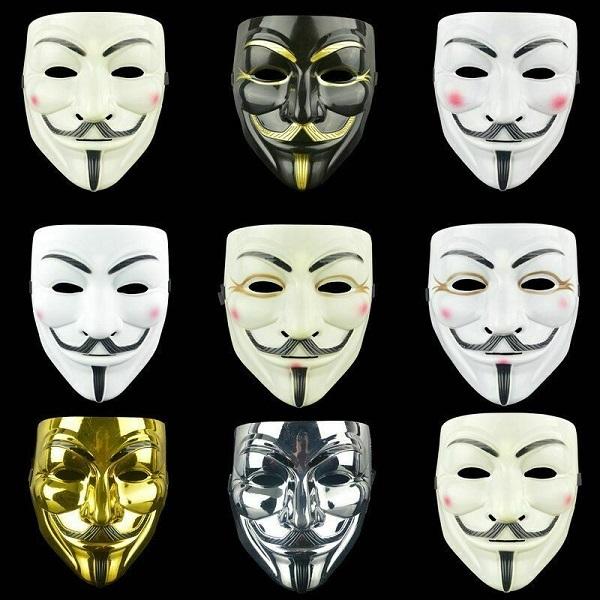 V For Vendetta ガイフォークス アノニマス 仮面マスク シルバー 仮装 コスプレ うめのやonline 通販 Yahoo ショッピング
