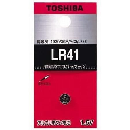 TOSHIBA 東芝 ディズニープリンセスのベビーグッズも大集合 LR41 1.5V 1個 アルカリボタン電池 【74%OFF!】 .