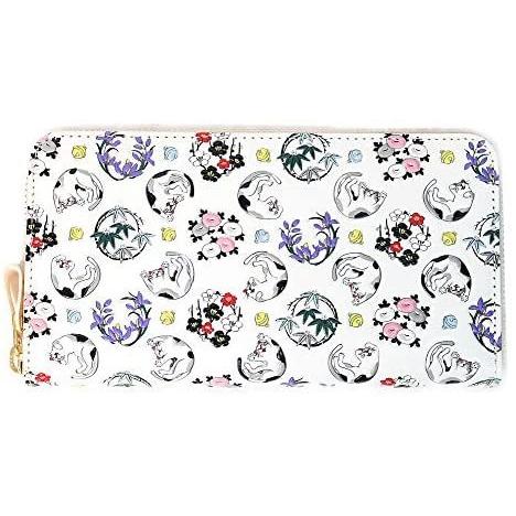 大特価 浅草文庫 友禅染 長財布 猫 ネコ 四君子 柄 財布 サイフ ラウンド ファスナー 文庫革 鈍色 ニビイロ スプリングフェア Www Skylanceronline Com