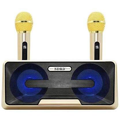 保証書付 カラオケ歌うマシン Bluetoothカラオケマイク ホームktv ワイヤレスマイクシステム 2ハンドヘルドマイク Aux 最安値挑戦 Www Tiebreak Fr