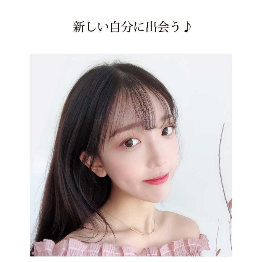 One step シルクピース人毛100% 3D前髪ウィッグ シルク工芸 人毛100% 3D構造つむじ付き部分