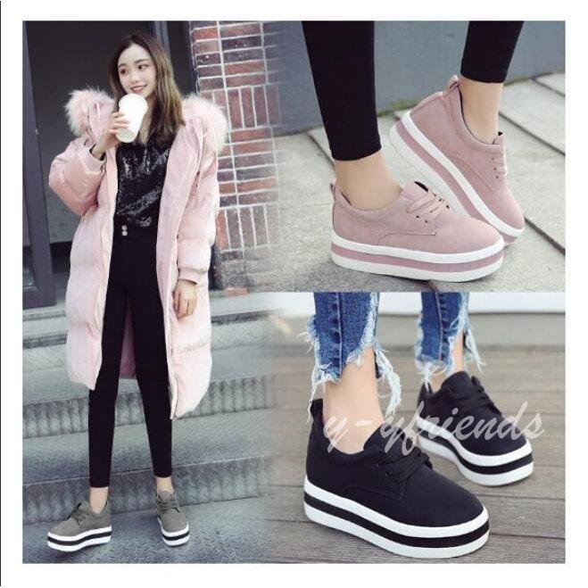 レディース 厚底スニーカー 可愛い 美脚 身長アップ ダイエットシューズ ヒールスニーカー レディース ハイカット 黒 靴 ホワイト スニーカー Baz17 868a493 Yutahi 通販 Yahoo ショッピング