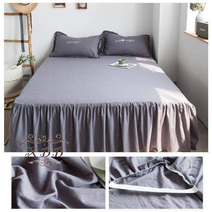 ベッドスカート シーツ シーツカバー ゴムバンド付き フリル付き プリンセス風 かわいい 通気性 吸湿 手触りいい Baz18 Yutahi 通販 Yahoo ショッピング