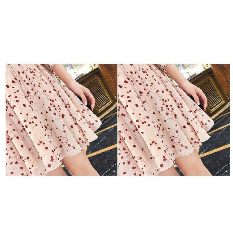 低価格の エレガント可愛い フレアスリーブ 膝上丈vネック レディース春夏 花柄ミニワンピース フレアシフォンワンピース 体型カバー 柔らか セクシー Xxl Xl L M S ワンピース サイズ S Www We Job Com