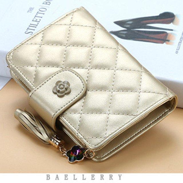 レディース 財布 二つ折り財布 3色 ゴールド レッド ブラック Best46 Yutahi 通販 Yahoo ショッピング