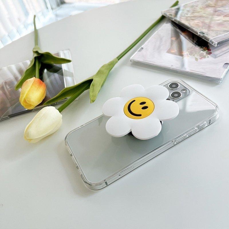 スマホグリップ 韓国 グリップトック スマホリング シンプル かわいい おしゃれ スマホスタンド Griptok 落下防止 スマイル フラワー ニコちゃん 花 シリコン Best46 Yutahi 通販 Yahoo ショッピング