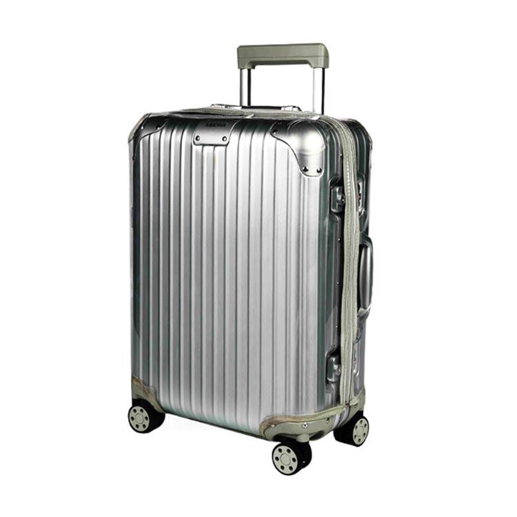 PVC 荷物カバーリモワ用ジッパークリアスーツケースプロテクター厚みの