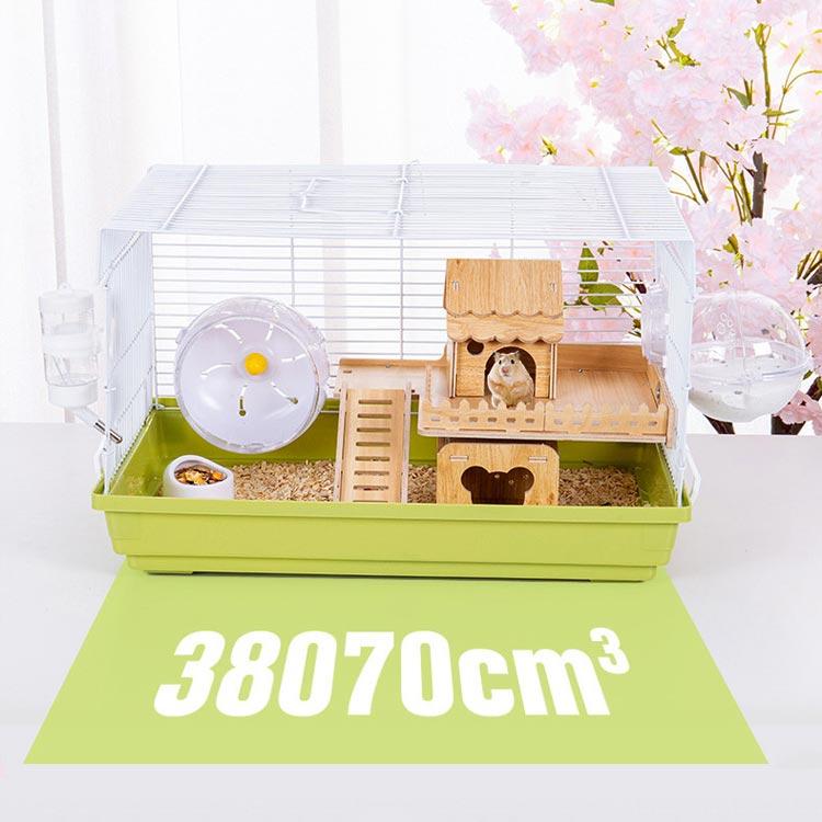ハムスターケージ 8点セット ハムスターハウス 飼育ケージ 2階建て