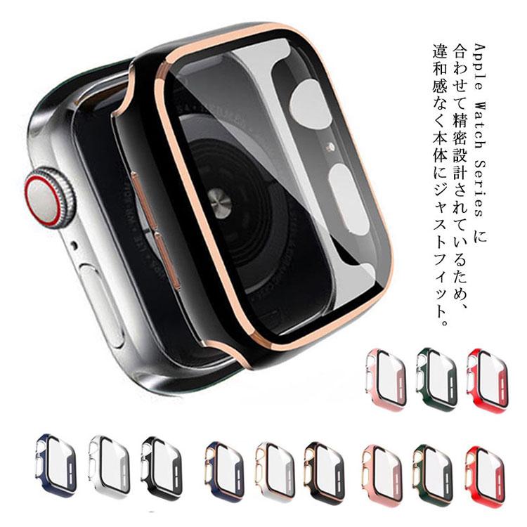 Apple Watch SE ケース Apple Watch Series 6 カバー アップル ウォッチ フルカバー ケース フィルム 一体型 おし｜yutahi-store｜06