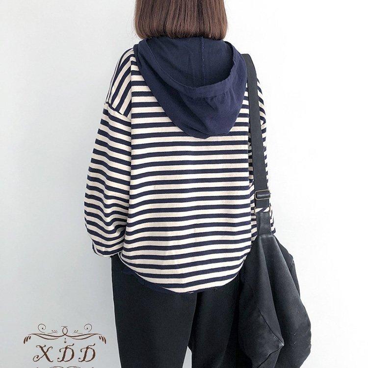 Tシャツ レディース トップス 40代 秋冬 新作 ボーダー 長袖tシャツ パーカー おしゃれ 韓国風 きれいめ フード付き ゆったり 30代 代 黒 5色 4bh5yebcfb Www Cosbrapim Com Br