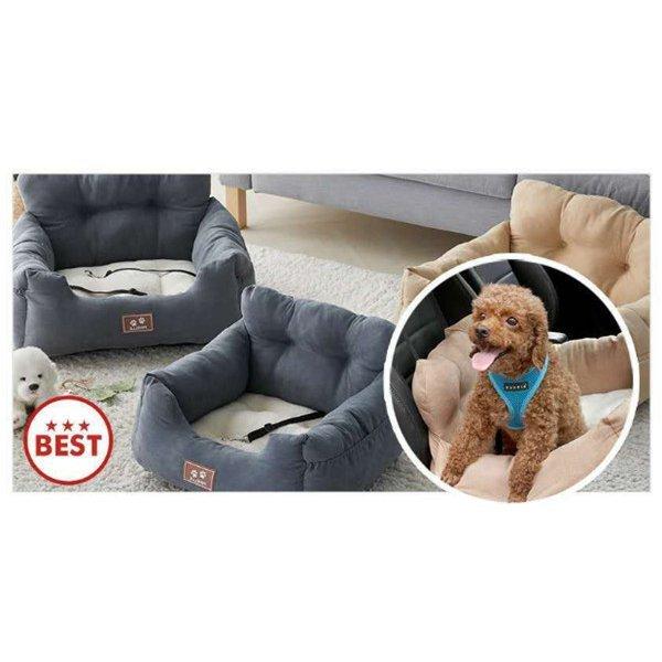 プレゼントペット ソファー ドライブベッド 小さい犬 猫 2way家用 車用 ペットベッド ペット用品 旅行 助手席 ドライブ用品 ドライブシート 小型 犬 定番スタイル ペットソファ