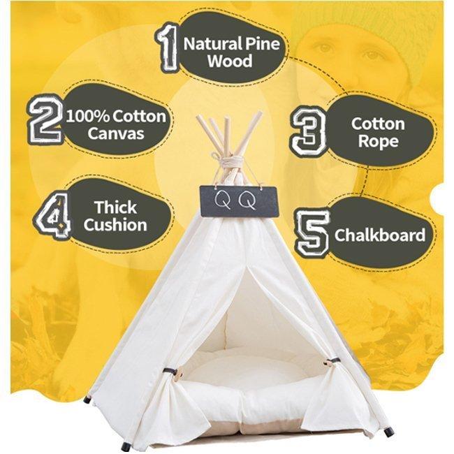 人気no 1 ペット用テント ティピーテント ペットハウス テント 猫 ワンちゃん ペット用ベッド 猫用品 ネコ 犬 室内用 ペット 可愛い Inova Auto Com