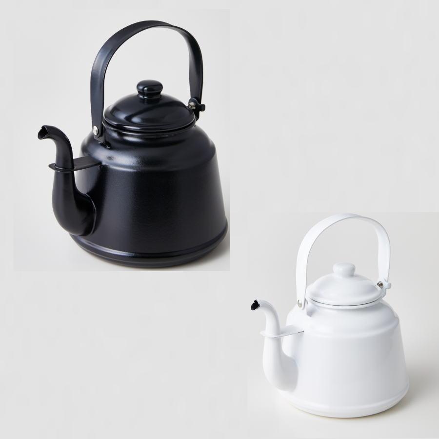 ホーローケトル レトロ 2 3l マットブラック 好評受付中