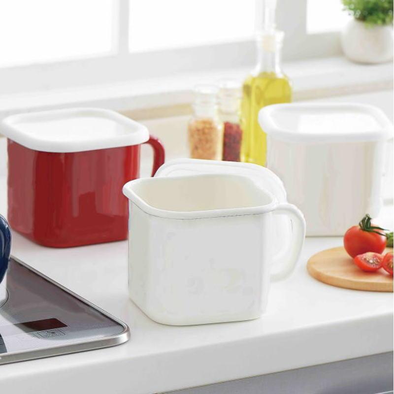 送料無料】ホーロー 容器 マルチポット ハンドル付 保存容器 送料無料】ホーロー 容器 マルチポット ハンドル付 保存容器