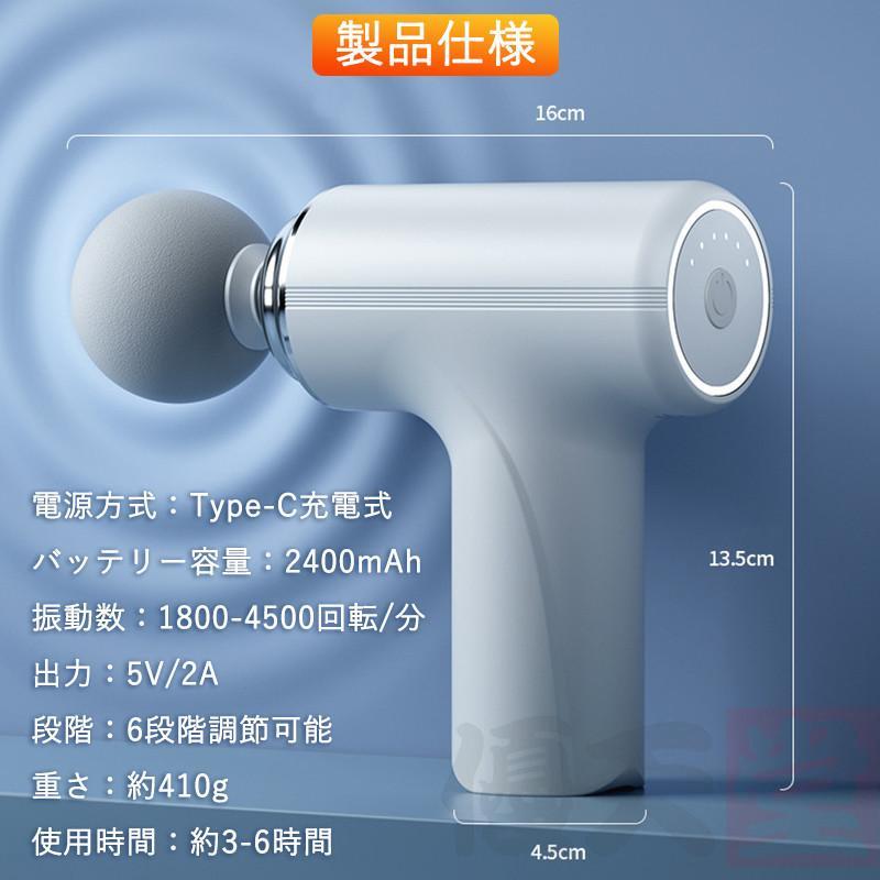 4in1⭐️マッサージガン 筋膜リリース 頭皮マッサージ ワイヤレスヘア