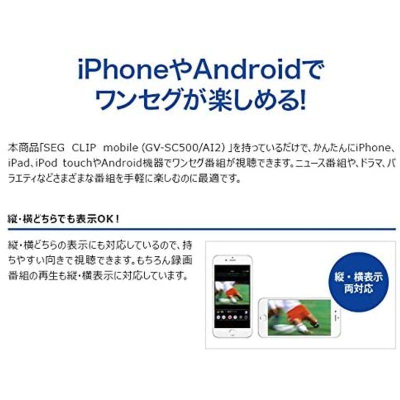 【新品訳あり】 I-O DATA ワンセグチューナー iPhone/Android機器対応 ワイヤレス GV-SC500/AI2 【1535294033】(9981円)