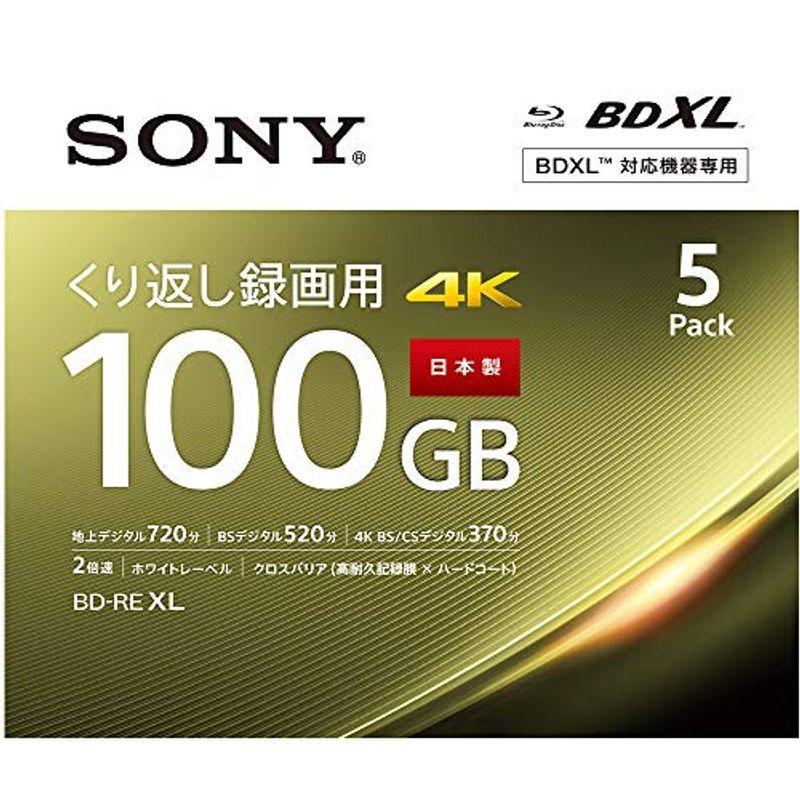 独特な店 ソニーSONY 100GB) 2倍速 3層 (BE-RE (5枚パック)5BNE3VEPS2 ビデオ用ブルーレイディスク ブルーレイディスクメディア
