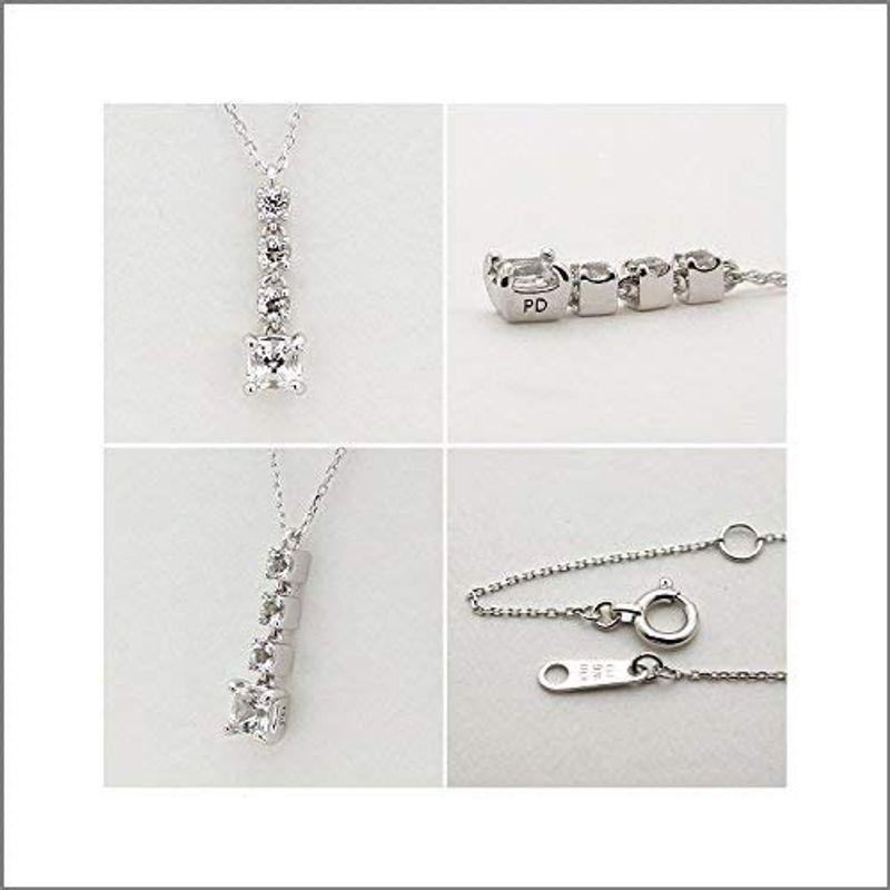 ピンキーアンドダイアンPINKY&DIANNE 10金 ホワイトゴールド ペンダント ネックレス ホワイトトパーズ(OPCPD80549 10金 ホワイトゴールド ペンダント ネックレス ホワイトトパーズ OPCPD80549