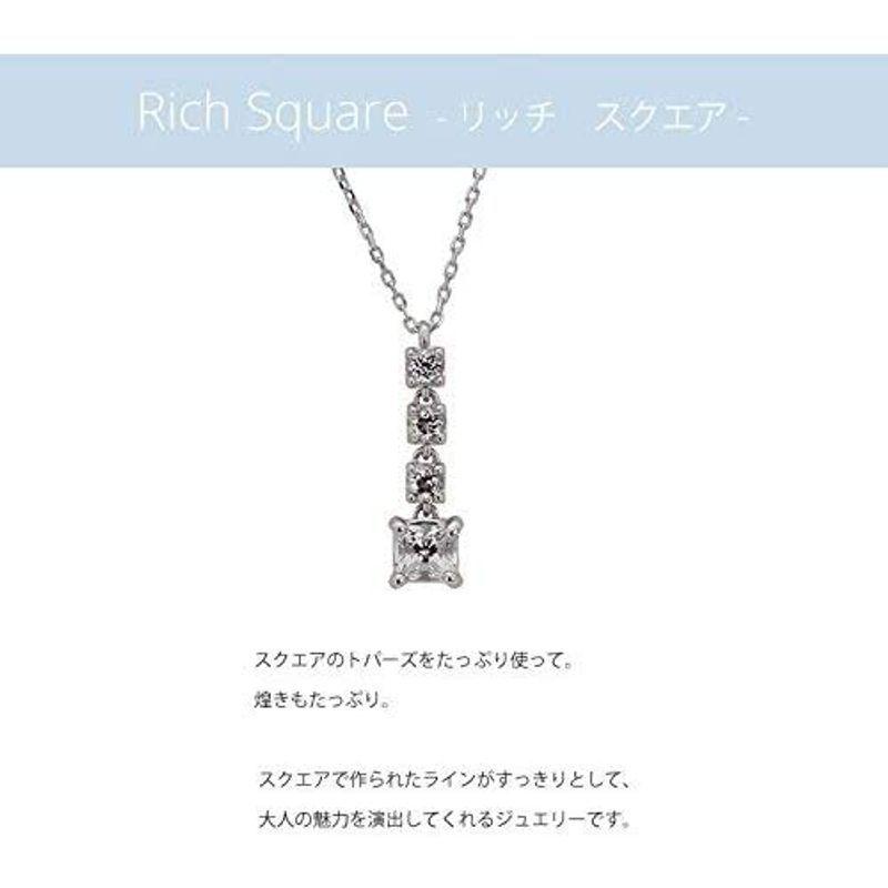 ピンキーアンドダイアンPINKY&DIANNE 10金 ホワイトゴールド ペンダント ネックレス ホワイトトパーズ(OPCPD80549 10金 ホワイトゴールド ペンダント ネックレス ホワイトトパーズ OPCPD80549