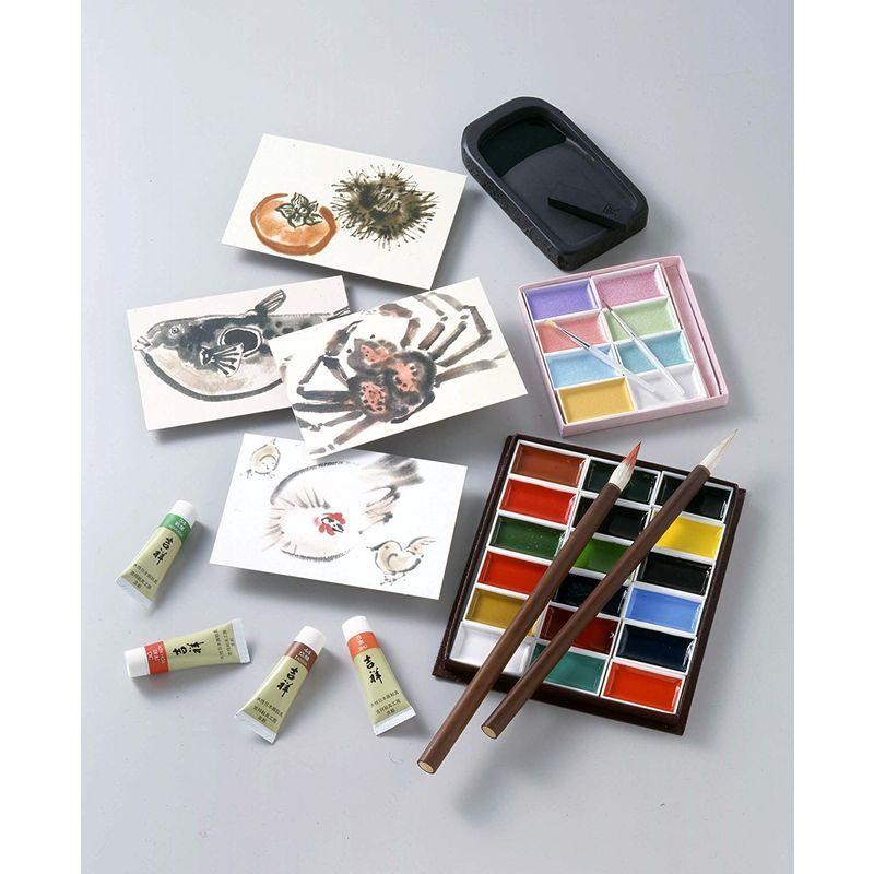 渡辺俊明 彩墨 [南蛮人友をおもう] 墨彩民画