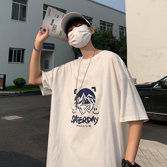 Tシャツ Tシャツ メンズ 白 おしゃれ トップス 半袖 クルーネック コットン かっこいい 春夏 シンプル リラックス ゆったり オーバーサイズ 人気 おすすめ Vim80 関野山商店 通販 Yahoo ショッピング