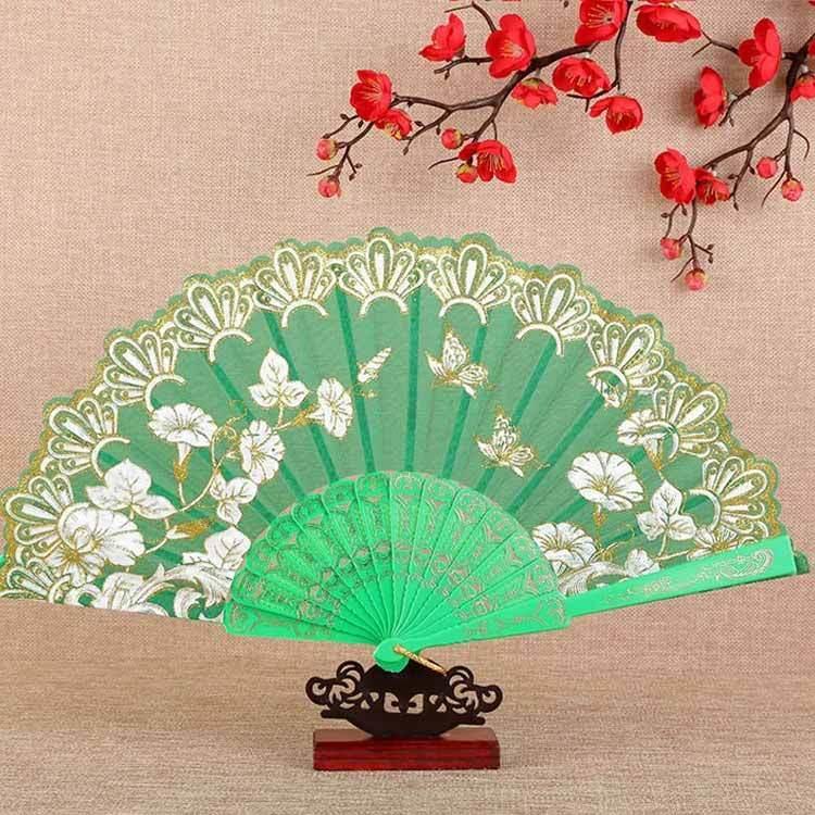 お歳暮 扇子 練習用 舞台 踊りラメ入り 薔薇 レース 黒 扇子 練習用 舞台 踊りラメ入り 薔薇 レース 黒