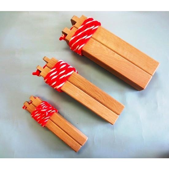 拍子木　樫　小型
