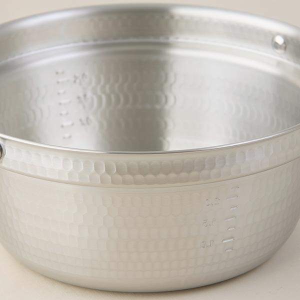 栗原はるみ/キッチン用品/アルミ打ち出し鍋 24cm 木蓋付き/ポイント利用の画像