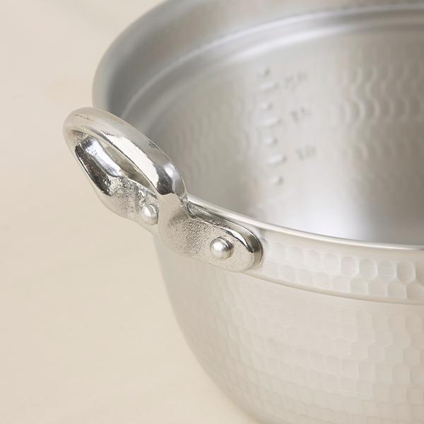 栗原はるみ/キッチン用品/アルミ打ち出し鍋 24cm 木蓋付き/ポイント利用の画像