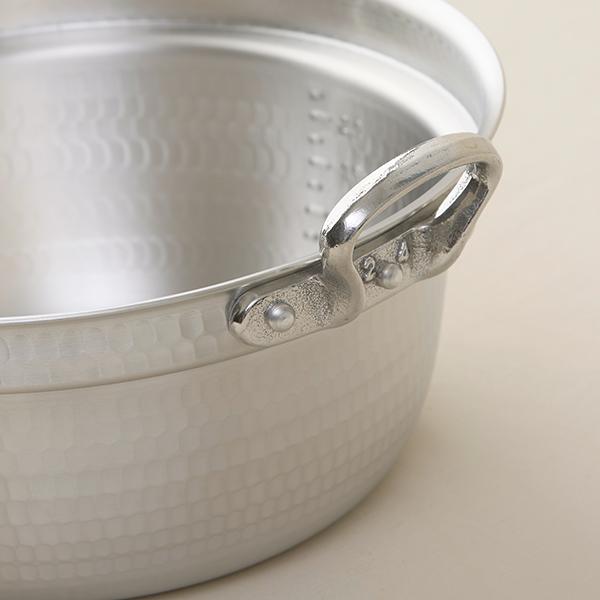 栗原はるみ/キッチン用品/アルミ打ち出し鍋 24cm 木蓋付き/ポイント利用の画像
