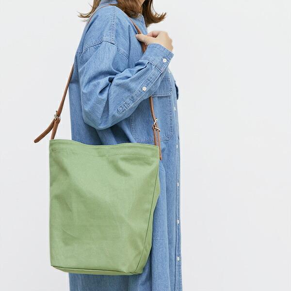 帆布ショルダーバッグ 栗原はるみ ファッション雑貨 バッグ レディース 帆布 持ち手 革 革ハンドル ベージュ グリーン 母の日 友人 プレゼント 公式 ゆとりの空間 By栗原はるみ 通販 Paypayモール