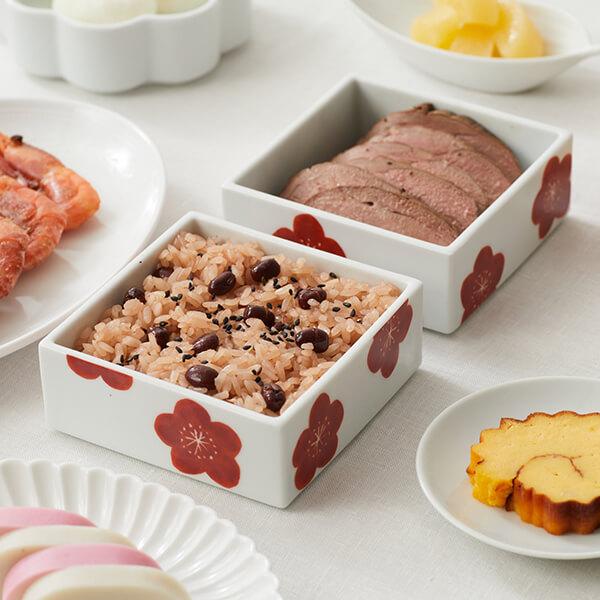 share with Kurihara harumi 栗原はるみ ギフト包装可 波佐見焼 二段重