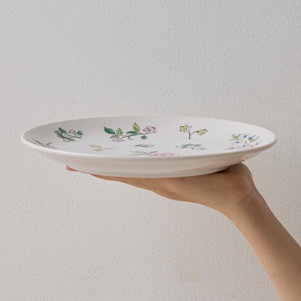 share with Kurihara harumi 栗原はるみ/洋食器/花中華 大皿 ホワイト