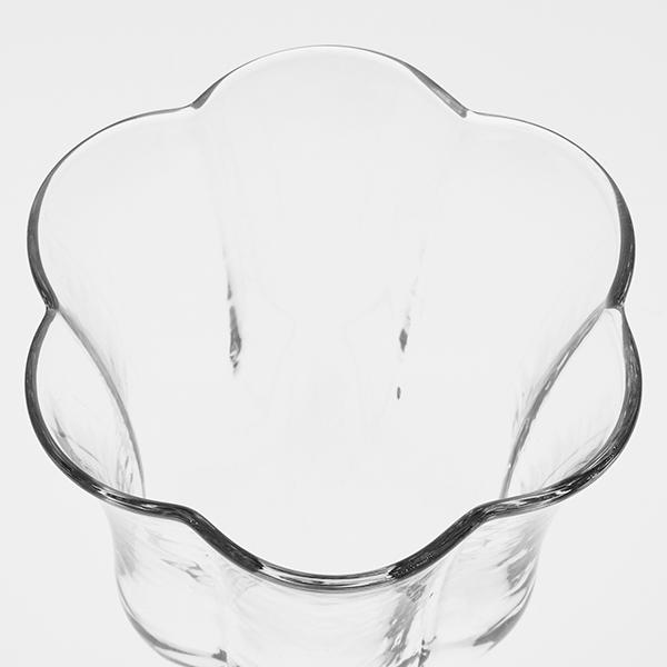 【美品】harumi dinning 晴海先生オリジナル ガラスの折敷6枚セット share with Kurihara harumi 栗原はるみ/洋食器/耐熱ガラス 輪花カップ