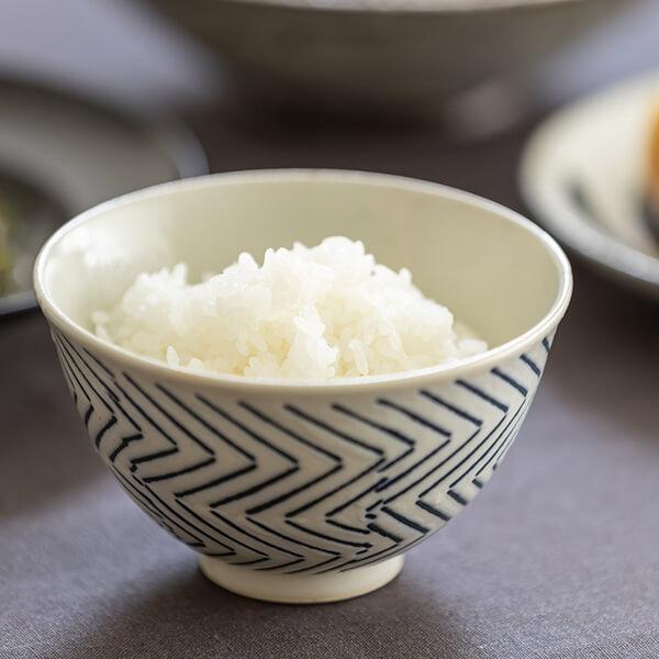 栗原はるみ　陶器製飯碗 6個＆ドット模様越前塗お椀6個 波佐見焼手塗り飯碗 赤｜飯碗・丼ぶり｜料理家 栗原はるみ レシピ