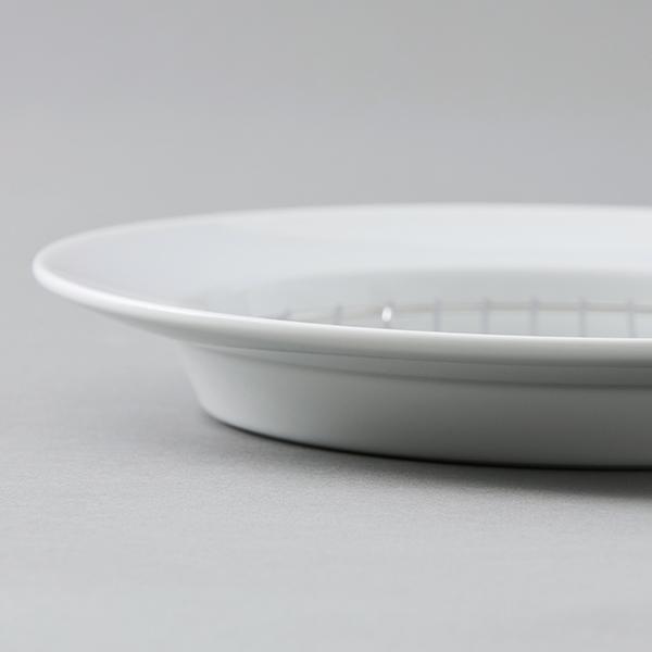 share with Kurihara harumi 網付きラウンドリムプレート 白 栗原