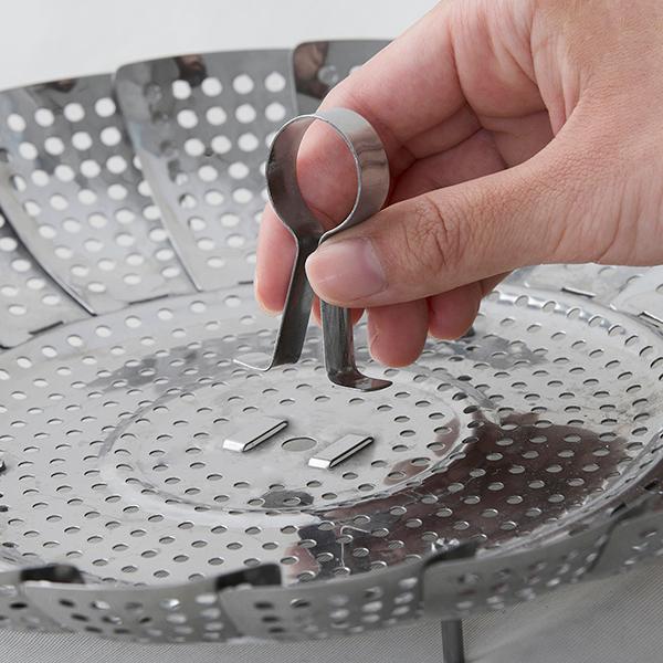 share with Kurihara harumi 蒸し器 16〜24cm用 鍋 ステンレス