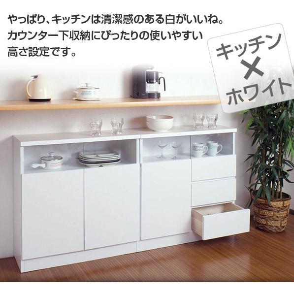 リビングキャビネット幅80 扉タイプ 収納家具 タンス チェスト 完成品 扉にガラスが一体化 スタイリッシュ  NO-0001 日本製 ランキング1位の画像