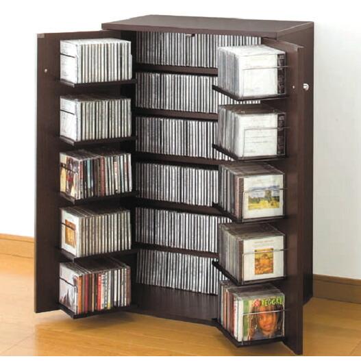 収納名人（CDラック） 本棚 ラック カラーボックス AVメディア収納