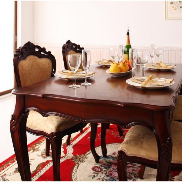 コモダイニングテーブル135  　アンティーク調 マホガニー　ネコ脚 コモダイニングテーブル135 アンティーク調 マホガニーネコ脚