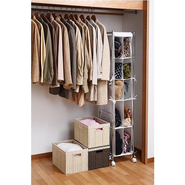 最新情報 レディースファッション 財布 ファッション小物 バッグハンガー バック収納ラック 縦型 Br 1 スペース収納 キャスター付 クローゼット収納 前面カバー カバー 保存版 Studiostodulky Cz