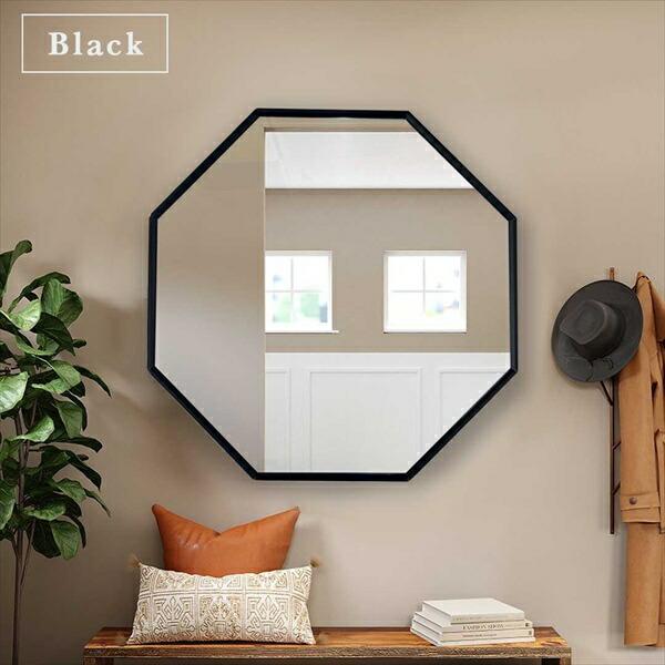 特大壁掛けミラー ホテル ミラー 八角鏡 60cm 鏡 壁掛け 傷汚れあり訳